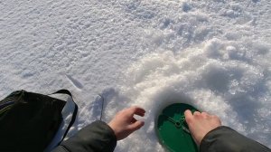 Зимняя РЫБАЛКА на заливах КАМЫ. Поставил жерлицы на ЩУКУ