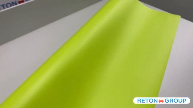 Виниловая плёнка матовая: лайм Reton Group / винил на авто / самоклеющаяся пленка для мебели