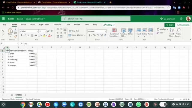 Cara Menggunakan Microsoft Excel Di Chromebook (Tutorial Lengkap) смотреть онлайн