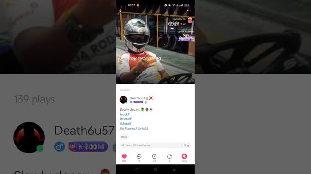 In Flames - State Of Slow Decay (StarMaker Cover) смотреть онлайн