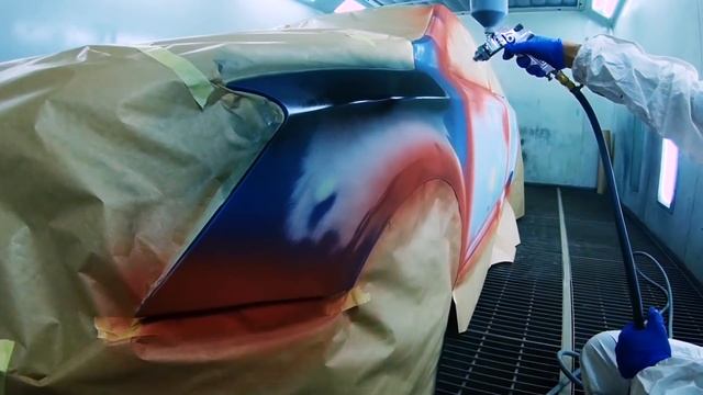 Покраска перевертыша. Результат ремонта Kia Ceed смотреть онлайн