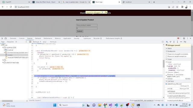(#19) How to delete Record in React Js using ASP .NET 7 API | Delete data in React