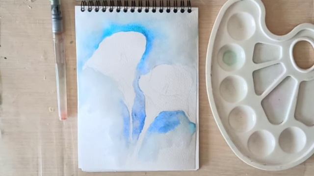 Каллы рисунок акварелью/Цветы Каллы рисунок смотреть онлайн