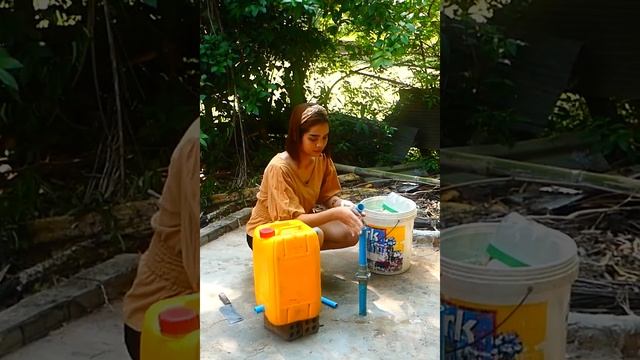 Trick Free electricity | I turn PVC pipe into a water pump at home free no need electricity power