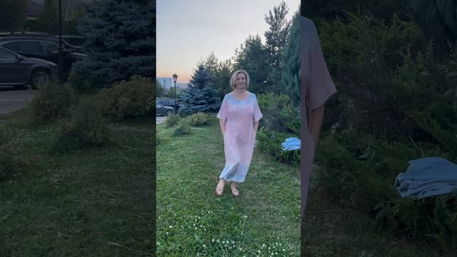 Образ для жаркого дня и теплого вечера #fashion #over55 #summeroutfits2024 #summertrends смотреть онлайн