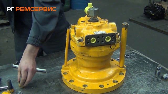 Разборка гидромотора Hyundai смотреть онлайн