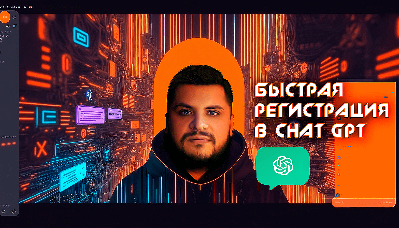 Быстрая регистрация в ChatGPT по шагам! Розыгрыш аккаунтов ?
