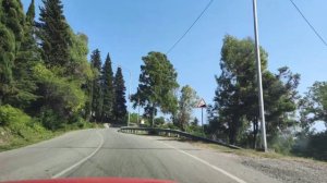 Крутой серпантин в Абхазии🚗