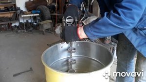 Собрал самодельную картофелесажалку к мотоблоку
