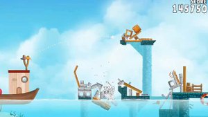 Angry Birds Rio Level 3 Hidden Harbor Walkthrough 3 Star