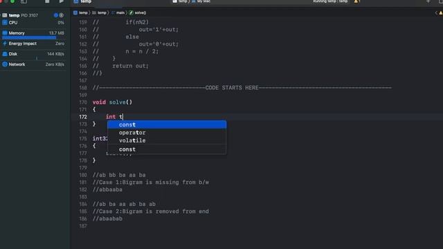 1618B-Missing Bigram|| Codeforces Round #760 (Div. 3)||Implementation смотреть онлайн