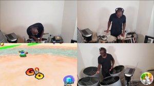 On REAL steel drums - 5 tropical Nintendo beach levels  - SNES / N64 / Gamecube games.