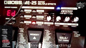 BOSS ME 25 PREAMP - All Amp Simulators / CLEAN and DISTORTIONS