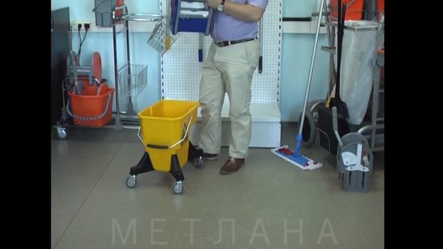 Одноведерная тележка Falpi Mike (Италия) смотреть онлайн