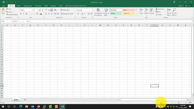 Excel Page Layout shortcut not Display смотреть онлайн