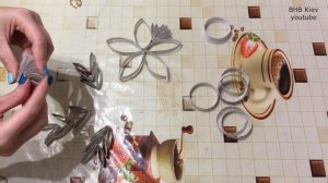 Как сделать красивые снежинки на новый год из бросового материала. Снежинка из втулок от бумаги