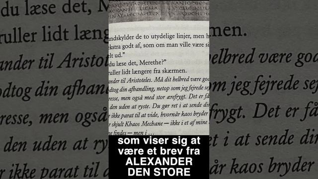 Bestsellerforfatter Johan Ottosen: om et brev fra ALEXANDER DEN STORE til ARISTOTELES  #book #krimi