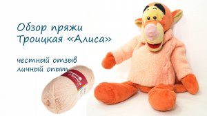 Обзор пряжи Троицкая Алиса или Что будет, если стирать в машинке с автоматической сушкой!