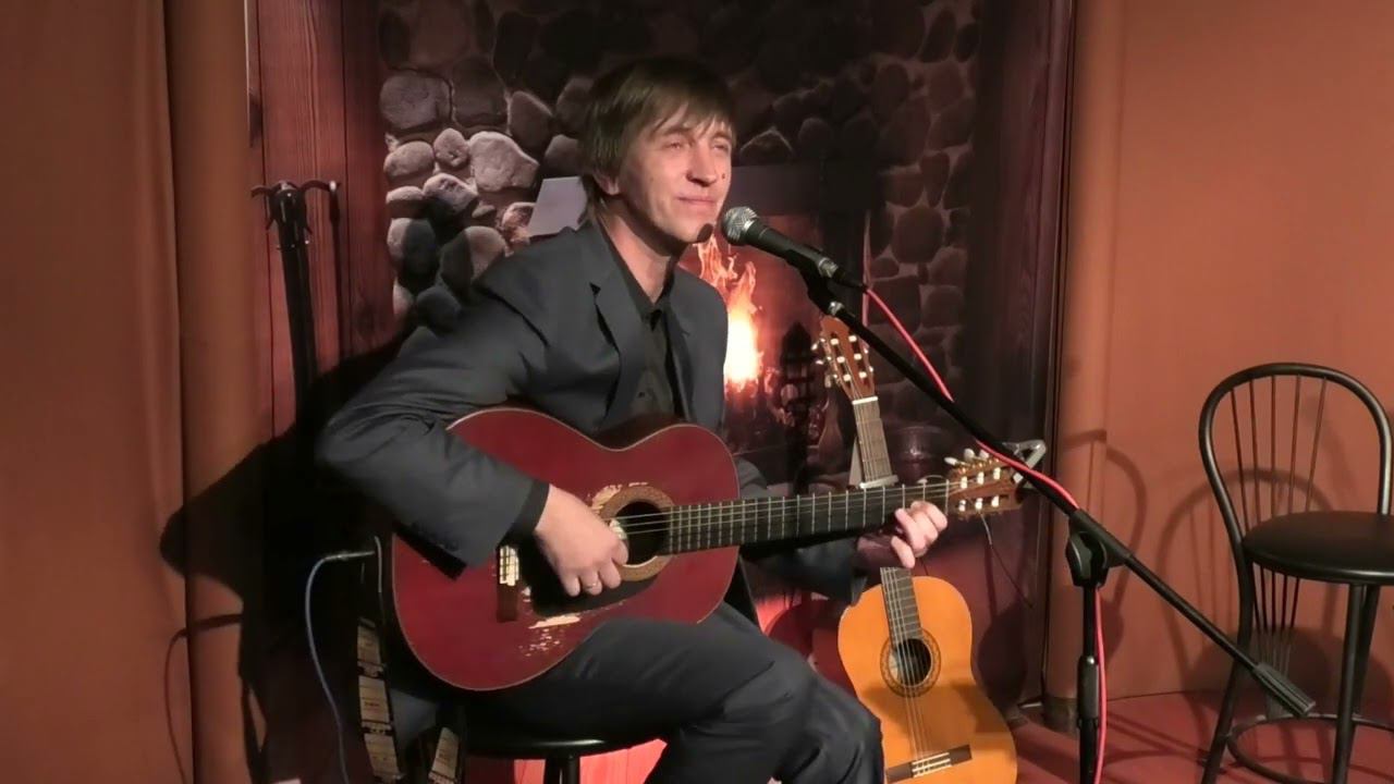 Роман Филиппов песня Сергея Труханова "Соловей в ночи" (ст. М. Кукина). Концерт в ОАЗИСе (Обнинск)
