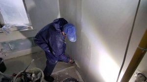 Шпатлёвка стеклохолста второй слой