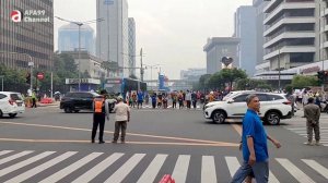 Jakarta‼️CFD ,The walk from Bundaran HI to the National Monument Jakarta