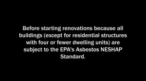 Is asbestos testing required