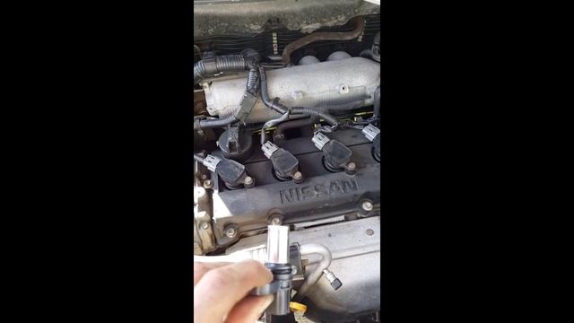 Nissan X-Trail T30 Ошибка датчика положения коленчатого вала (коленвала). Ремонт - замена. смотреть онлайн