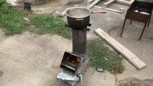 Походная печь «Ракета» своими руками