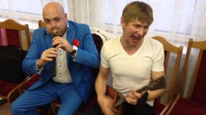Ду хаст!!! Ребята жгут! Балалайка, дудук, баян и бас балалайка!