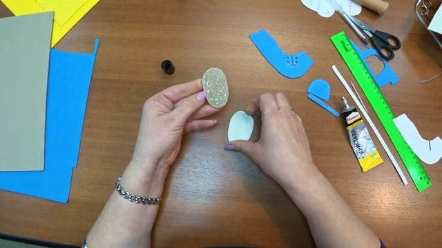 Ботиночки из фоамирана | Мастер-класс Никитиной Натальи смотреть онлайн