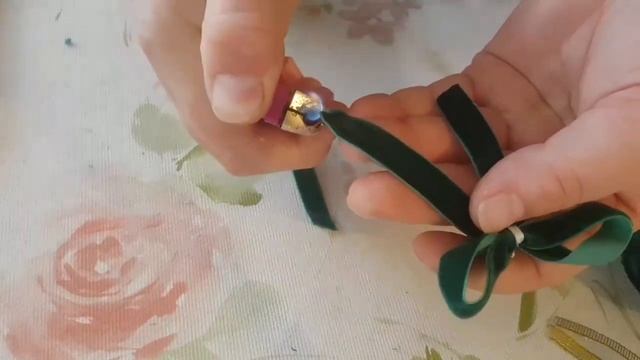 DIY игрушка бархатная на елку из пенопластовой заготовки .DIY Navidad , Christmas,Boże Narodzenie смотреть онлайн