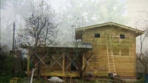 Строительство деревянного дома 7,35х11,70 проект Брусовой