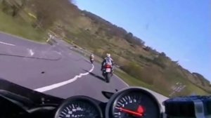 Honda Vtr1000 SP2 RC51 hang-off-fun