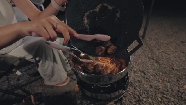 제 긍정의 비결은 바로 캠핑 I 하고 싶은 거 다 하고 옴 I 직접 만든 미트볼 파스타 I 탕후루 ASMR | 김포 여울지 캠핑장 смотреть онлайн