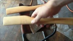 Топор СССР (топорище,пропитка,сушка, результат)