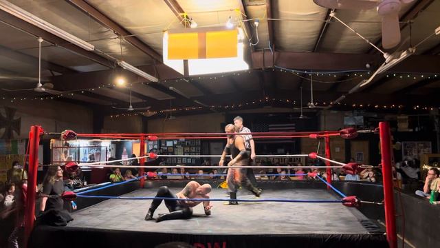 The Sheik (challenger) vs The Vigilante Jett Morris (champion) for the APW Heavyweight Championship