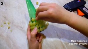 Елка из макарон своими руками/Как сделать НОВОГОДНЮЮ ЁЛКУ из МАКАРОН