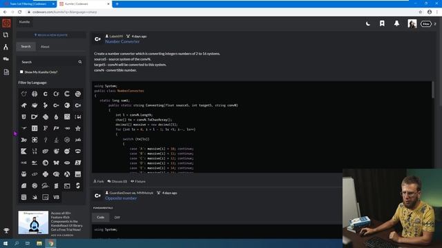 Как учить алгоритмы, обзор codewars c примерами в Visual Studio и  Visual Studio Code