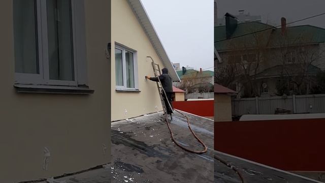 зазор 13 см, в стене был пенопласт, стало холодно, решили закачать пеноизол смотреть онлайн