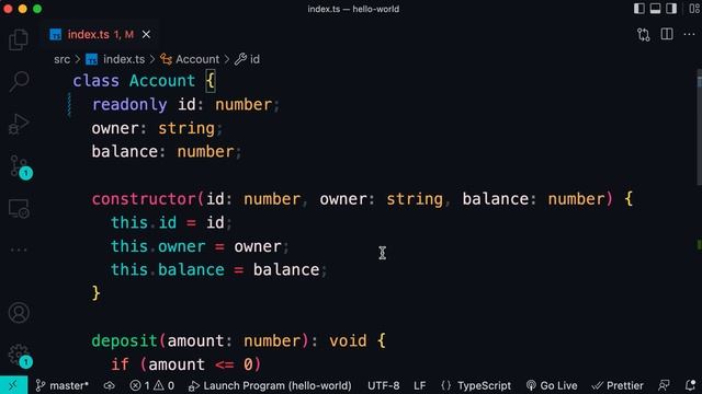 The Ultimate TypeScript Course，Classes, Interfaces:Read only and Optional Properties