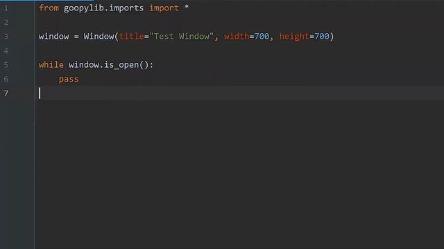 Graphical Python Programming with Goopylib - #2 The Window
