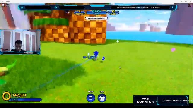 LET'S CONTINUE! | Roblox Sonic Speed Simulator - Eresse Live Stream смотреть онлайн