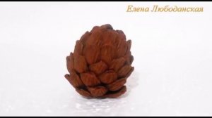 Как сделать #шишку своими руками из бумаги, мастер-класс