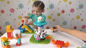Играем с Lego Duplo / Распаковка и обзор Lego Duplo 10841 / Детское видео