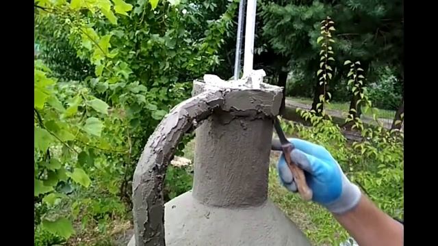 Амфора из бетона своими руками.Как сделать водопад в саду.How to make fountain at home for garden. смотреть онлайн