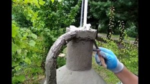 Амфора из бетона  своими руками.Как сделать водопад в саду.How to make fountain at home for garden.