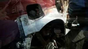 капитальный ремонт кузова субару, замена порогов, брызговиков, арок, заднего крыла, #автош_гараж