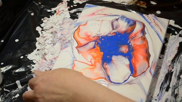 Добавка для акриловой заливки. Секрет акриловой заливки. Acrylic fluid pouring .