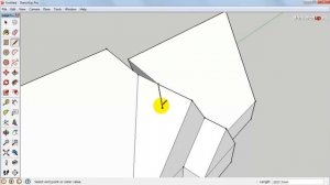 Расчёт площади крыши дома в SketchUp