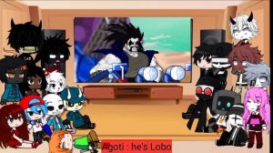 FNF and Indie Cross react to Ghost rider vs Lobo